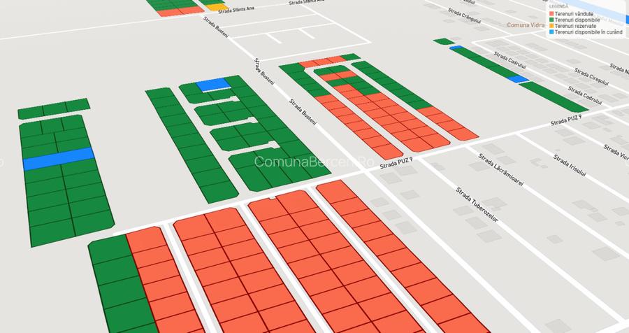 Teren Intravilan In Rate Com Berceni | utilitati: curent, drum | #UG15 - 5