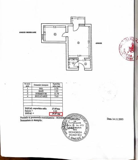 GARSONIERA cu balcon si BUCATARIE MARE - 38.000EURO - 5