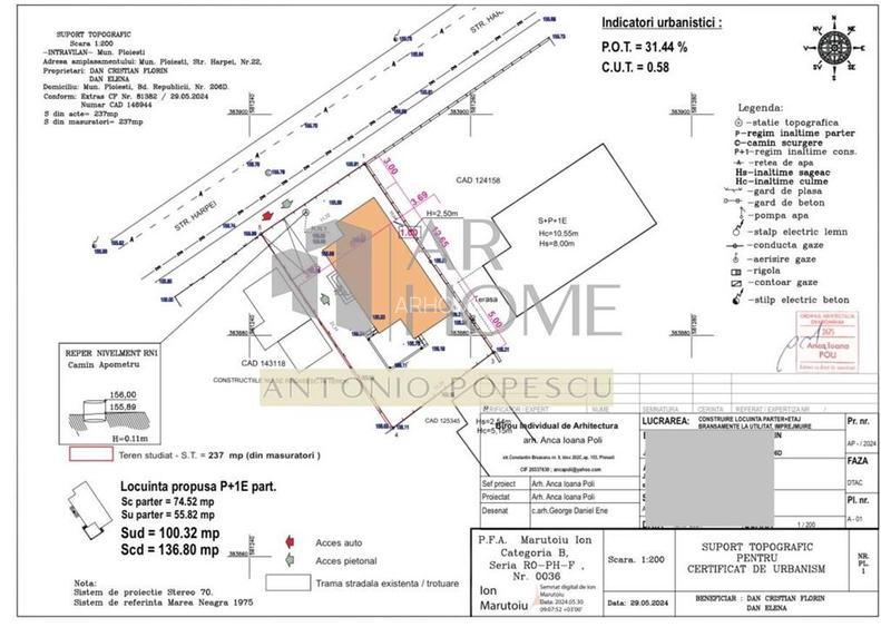 Teren cu autorizatie constructie si proiect casa, Ploiesti, zona Transilvaniei - 4