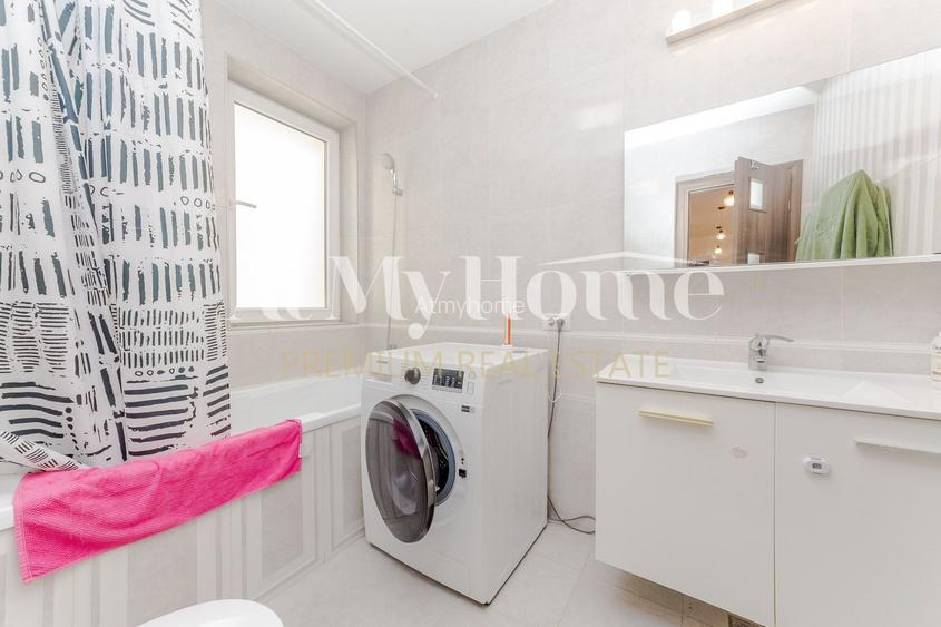 Apartament cochet cu 2 camere, complet mobilat, terasa, bucatarie inchisa, boxa - 7