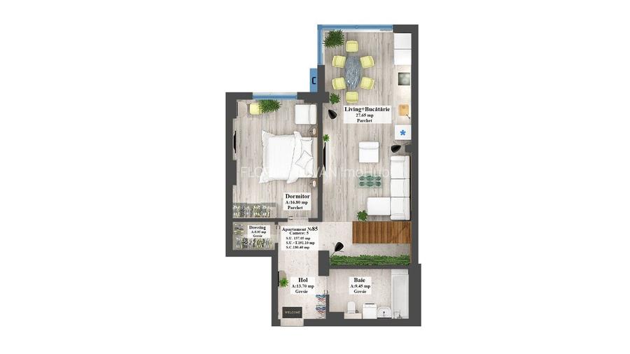 VÂNZARE - PENTHOUSE - COPOU - 157 mp utili - 3