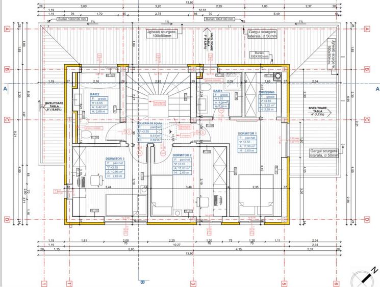 Casa 125 mp teren 500 mp zona profi design deosebit - 8