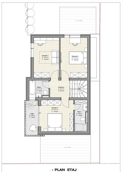 Casa individuala - 149 mp util - terasa rooftop cu jacuzzi de 32 mp - 25