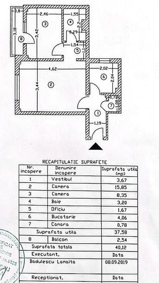 2 Camere tip Studio | TITULESCU | Piata Victoriei - 9