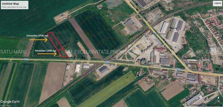 Teren Intravilan 1300 mp / Extravilan 3.700 mp/ DJ 196B Carei (DN 1F) – Foieni - 10