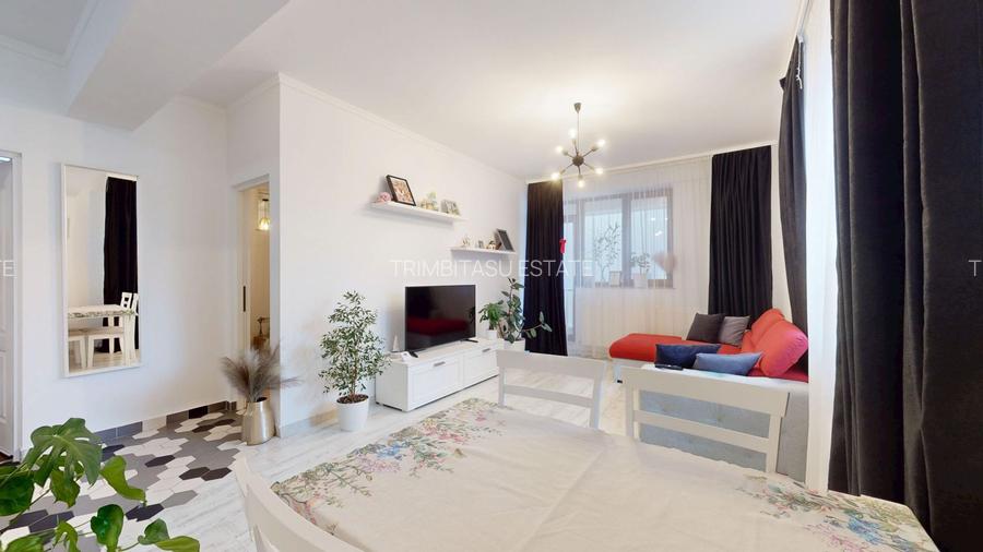 Apartament 2 camere mobilat - spatios 5 min metrou Straulesti - 8