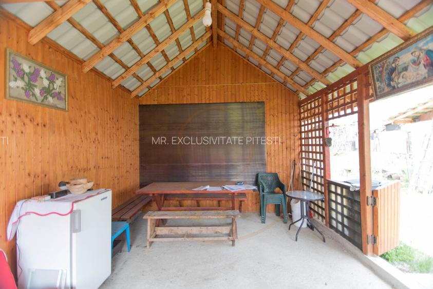 Casa gata de mutat+teren 1000 mp in zona de deal, jud. Arges - 14