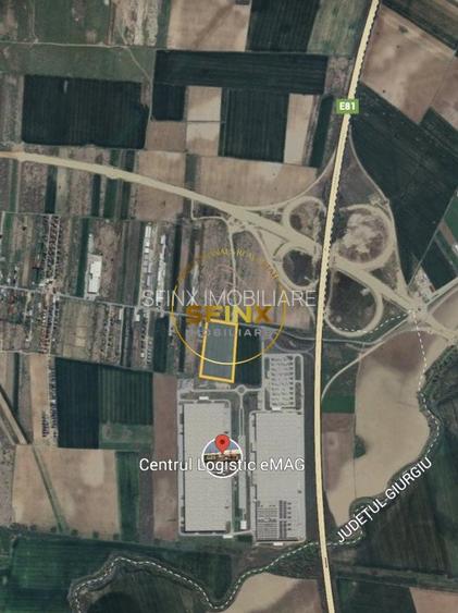 Teren 40000 mp autostrada A1 langa depozitele Emag si CTPark  - 7