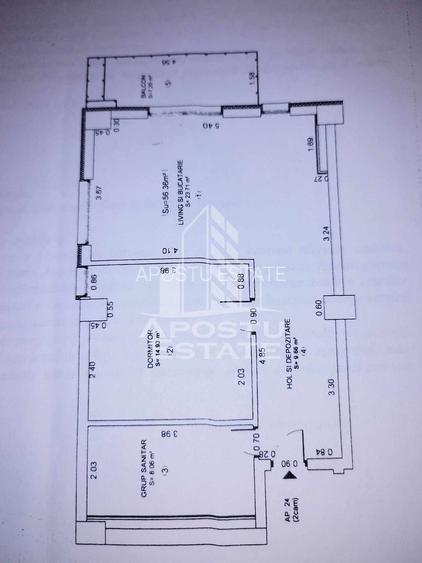 Apartament cu 2 camere, semidecomandat, bloc nou, zona Soarelui - 9