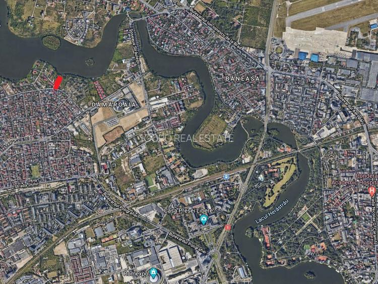 Teren 5963 mp deschidere lac Grivita 42 m cu deschidere la strazi 77 m - 17