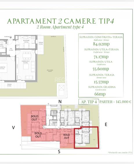 APARTAMENTE 2 CAMERE LANGA PADUREA BANEASA CU TERASA SI GRADINA - 6