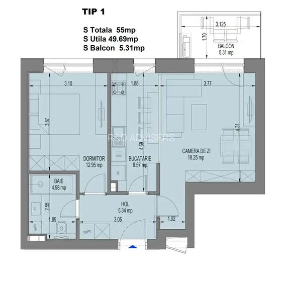 2 Camere Finisat LUX | NuscoCity Faza 2 |Aviatiei - Pipera | Finalizat - 15