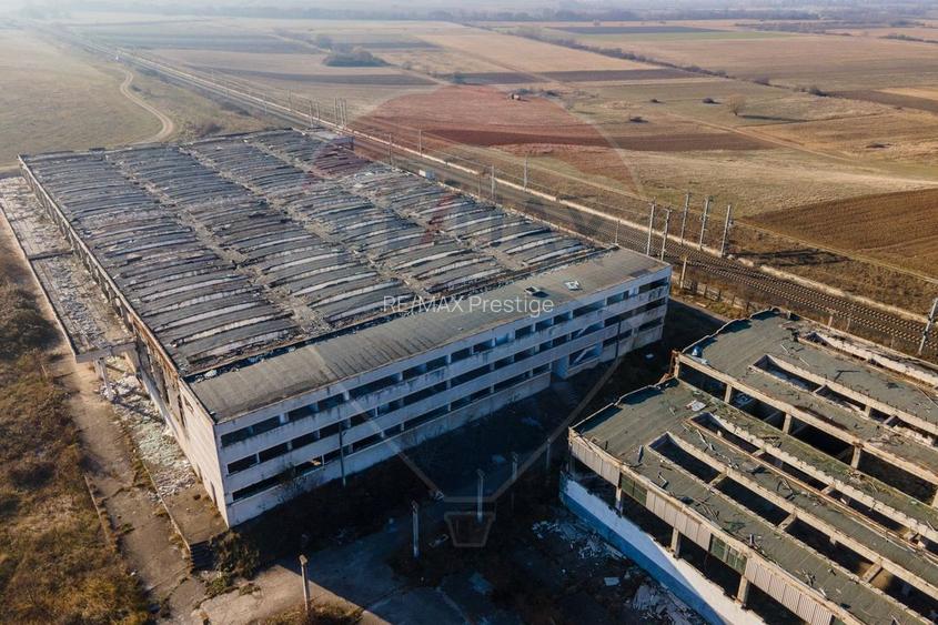Teren industrial Orastie 13,5 ha cu hale fosta platforma industriala - 8