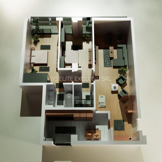 Tomis Nord - Vanzare apartament decomandat cu 3 camere,  bloc nou. - 8