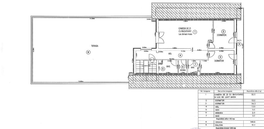 Penthouse, 83 mp utili, terasa 150 mp, Gemenii - 1