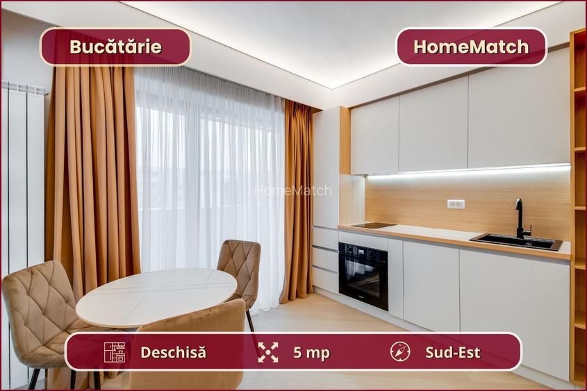 Cortina North || 2 camere || Amenajat cu designer || Comision 0% - 5