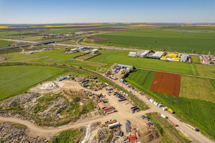 Palas vaporas, teren industrial logistic acces facil Autostrada - 10