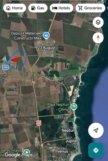 Teren 7500 mp  la asfalt in 23 August  - 3