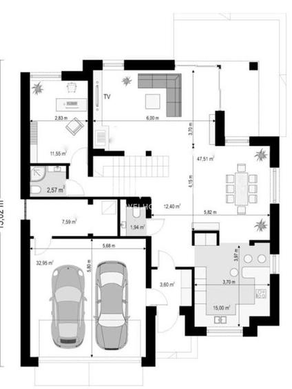 Casa Sibiu, Selimbar - 5 camere, 3 bai, garaj - - 8