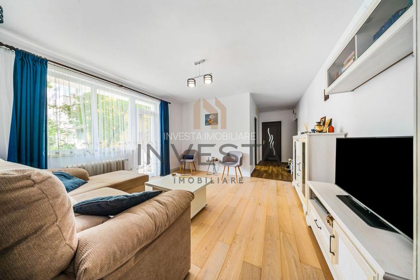 Apartament 3 camere, renovat, balcon 11 mp, etaj 1, strada Unirii! - 2