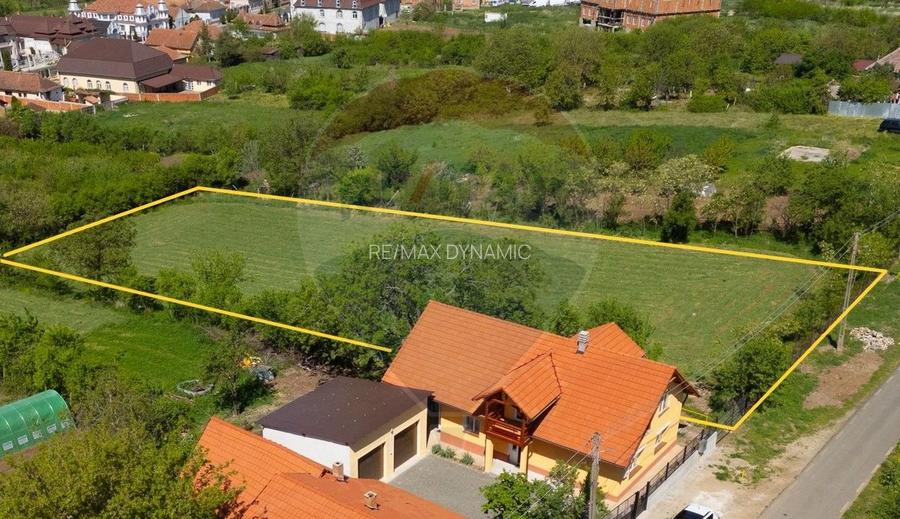 Teren 3.225 mp lângă Cetatea Șiria – utilități , panoramă superba - 2
