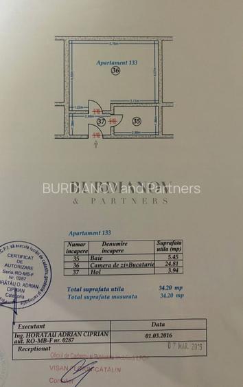 Garsonieră la mansardă - Dobroești - 34 mp utili - Centrală proprie - 6