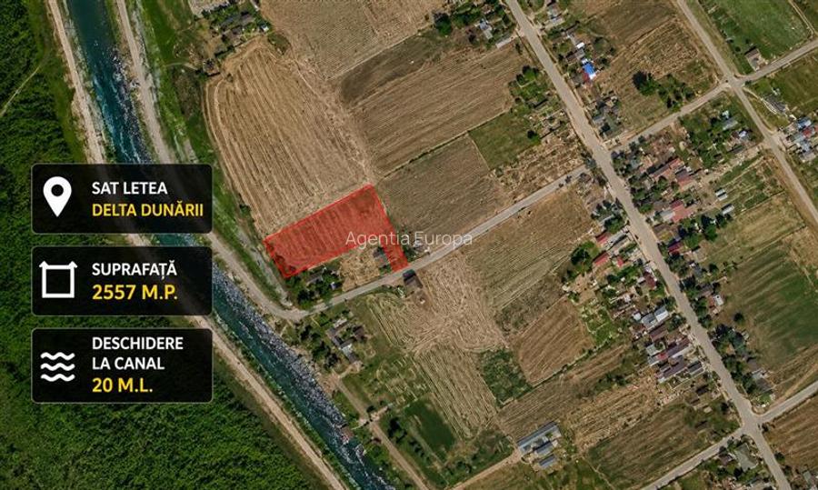 Teren cu deschidere la canal în Letea – 2.557 mp | Delta Dunării | - 8