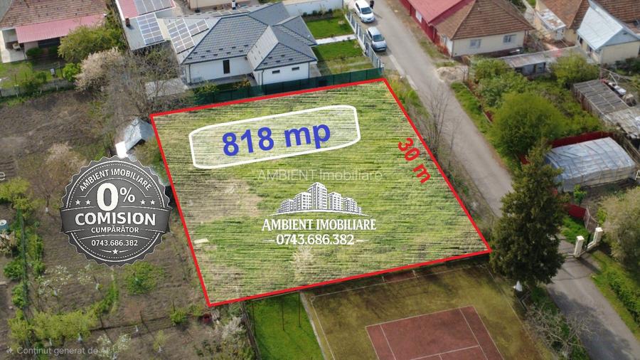 Teren intravilan 800 mp, poziționare excelentă, zona MOARA GRECILOR; - 2
