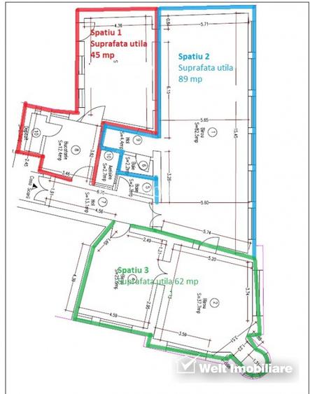 Spatiu birouri, 89mp, Centru, zona Regele Ferdinand - 7
