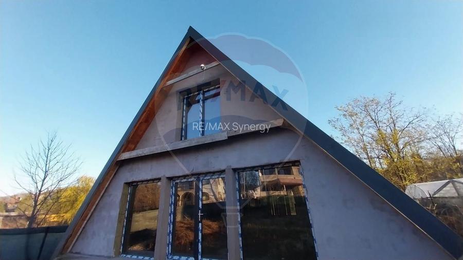 Casă unifamilială tip A-Frame in Snagov 160 mp, structură din lemn - 3