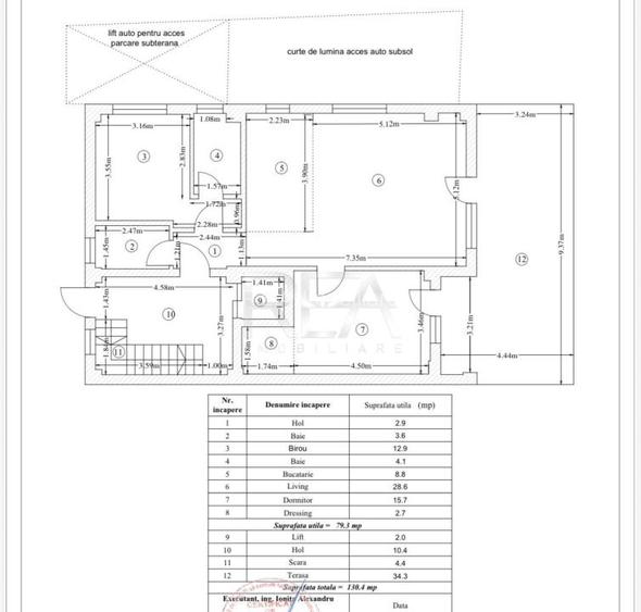 3 Camere + Terasa Bloc Boutique Baneasa - Biharia - 9