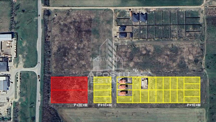 Parcele cu toate utilitatile,  617 si 670mp, PUZ NOU, Mosnita Noua - 2