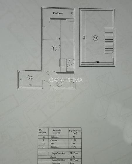 NICOLINA, Apartament 2 camere, 58mp, mobilat, utilat ! - 9