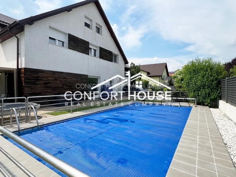 Vilă P+E+M, 7 camere,  teren 900mp, piscina , Iancu Nicolae-British School - 2