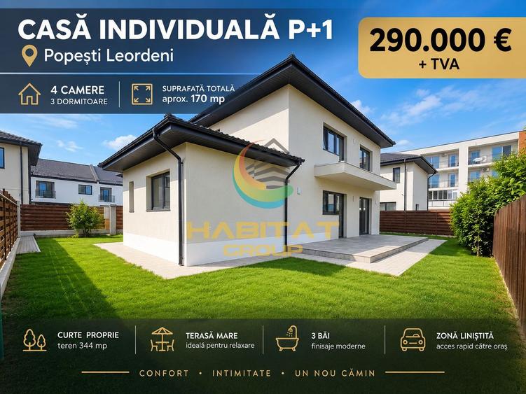 Vânzare Casa Individuală 4 camere | 170 mp | Popește Leordeni