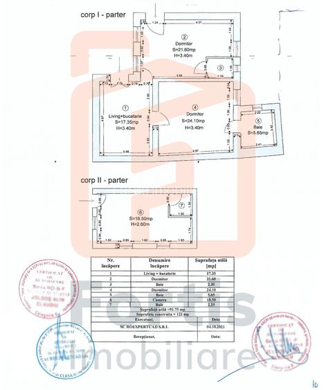 Ansamblu rezidential de vanzare compus din trei apartamente - 1