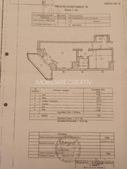Apartament 2 camere de vanzare Unirii - 10