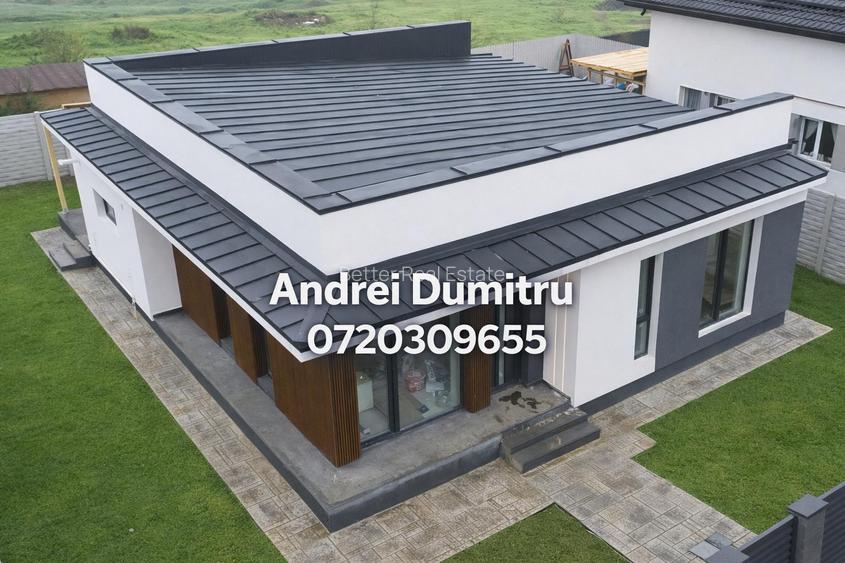 Casă parter 4 camere, 410 mp teren, încălzire în pardoseală, Comuna Berceni - 6