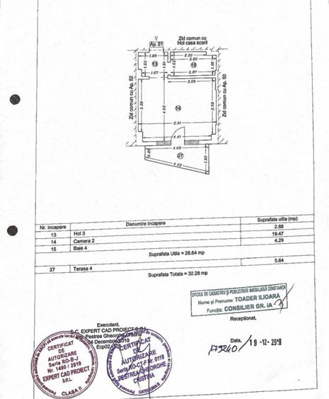 Apartament 1 camera, decomandat, 32 mp, VEDERE LATERALA la MARE, cod 161340 - 17