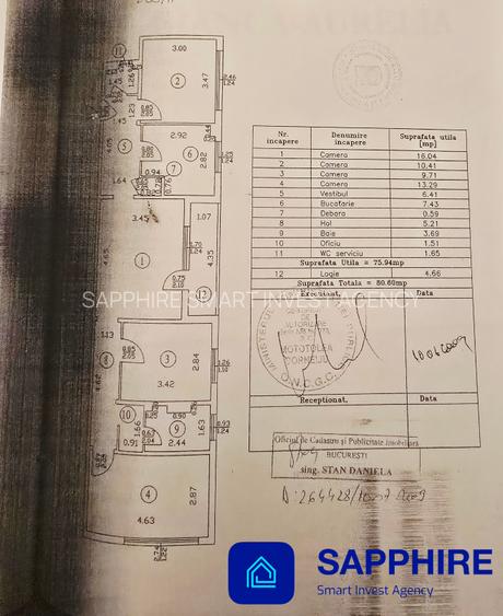 Apartament 4 camere Berceni, 2 băi, centrală proprie, loc de parcare - 15
