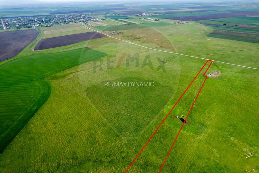 5 hectare teren agricol cu front la șosea, zona Sântana - 10