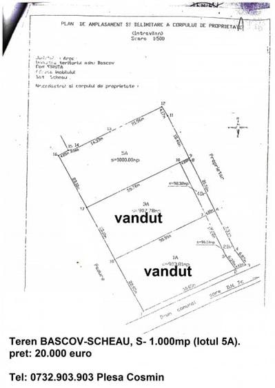 Teren Bascov, diverse suprafete - 6