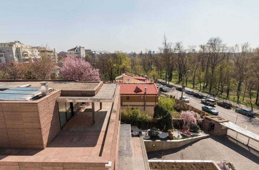 Penthouse parc Herastrau sos Nordului + 400 mp curte cu piscina - 11