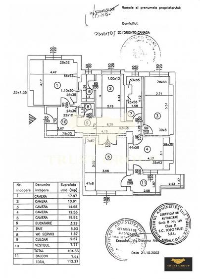 Apartament 5 camere Victoriei | Imobil 1991 - 1