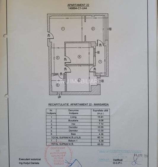 3 camere – 66 mp – Răsărit de Soare Păcurari Alpha Bank / Boxa / Loc de Parcare - 7