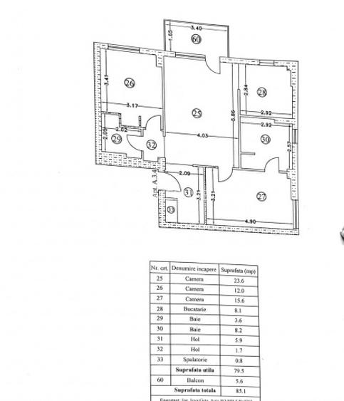 0% | Apartament 3 camere NOU, decomandat, 86 mp, 2 bai  | Atrium - Sișești - 15
