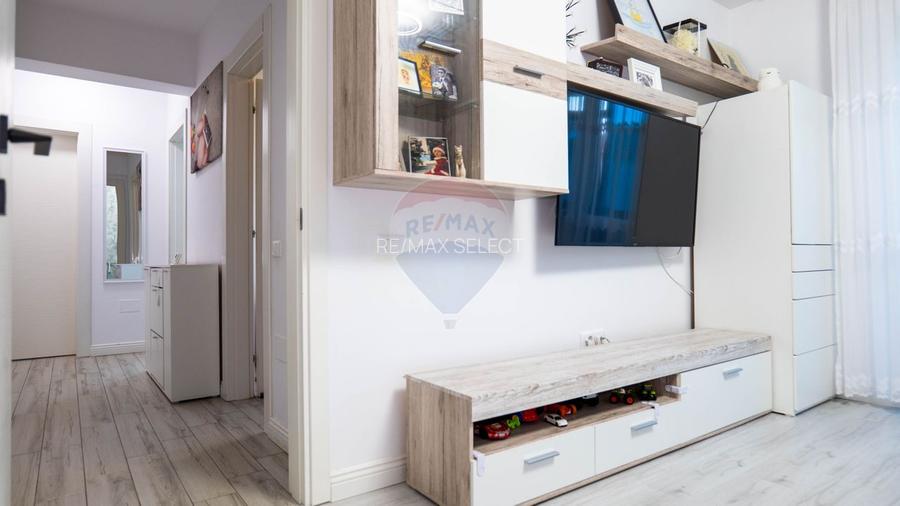 Dobroesti - vanzare apartament 2 camere mobilat complet, cu terasa - 2