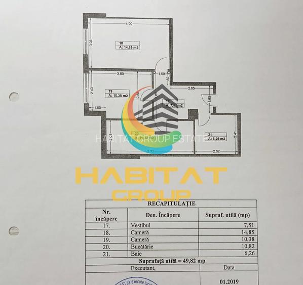 Apartament 2 camere de vanzare mobilat si utilat - 11