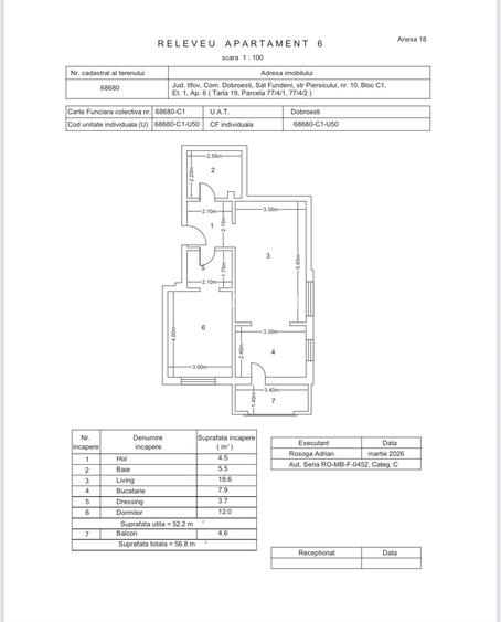 Apartament 2 Camere cu Dressing | Predare August 2026 | Lift | STB | - 1
