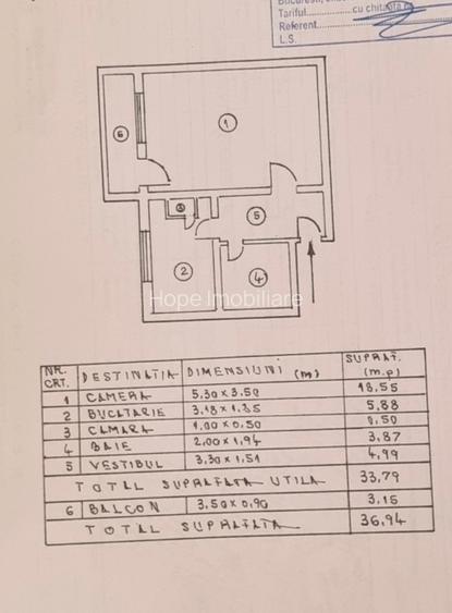 Dristor - Aleea Moreni - Garsoniera mobilata , bloc mixt - 8